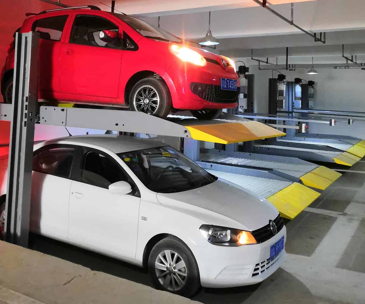 兩柱式停車設備